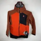 Black Diamond Men’s Recon Stretch Shell Ski Jacket Cider Black Octane Sz M $450