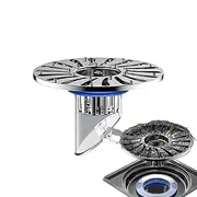[ノーブランド品] Shower Floor Drain - Bathroom Floor Drainer, Shower Drain | This shower floor drain is automatically opened to promote water , easy to install stainless steel, backflow prevention, anti-clog