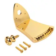 Triangle 8 Strings Mandolin Tailpiece with Screws Strap Buttons