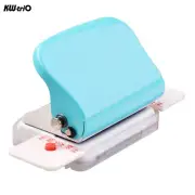 KW-trio 6Hole Puncher Punch Handheld Metal Circle Paper Puncher fr A4 A5 B5 W9H8