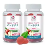 Chewy bites - APPLE CIDER VINEGAR - Flavor burst 2 Bottles 120 Gummies