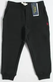 Polo Ralph Lauren Toddler Size 4/4T Black Jogger-Style Sweatpants 321720897002