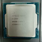 Intel Xeon E-2334 LGA-1200 Server CPU Processor 3.40 - 4.80 GHz 4-Core 8MB 65W