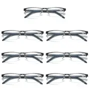 7 PK Mens Spring Hinge Half Frame Blue Light Blocking Reading Glasses Readers
