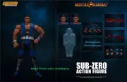 1/12 Scale Storm Toys Mortal Kombat Sub Zero Action Figure No Mask VeR.