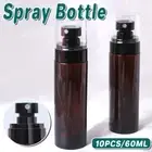10x60ml Empty Plastic Spray Bottles Fine Mist Perfume Atomizer Travel Refillable