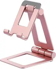 JSEIAJB Tablet Phone Holder Aluminum Alloy Folding Phone Holder Lazy Desktop Live Streaming Holder