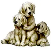PETIE, PEPE, POOCH-GOLD Dogs Quarry Critters#50104 NEW~