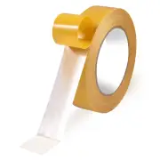 1 Roll Double Sided Tape Heavy Duty, Super Sticky Clear Tape Fabric Double Sided