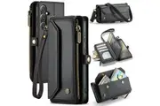 Samsung Galaxy S25+ 5G CaseMe C36 Wallet, Multi-Card Slots, Cash Pocket, Zipped Wallet