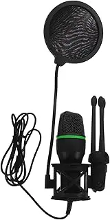 LIGHTAOTAO Gaming Microphone Set Condenser Laptop Pc Noise Cancellation Complete Bracket Black