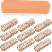 FOMIYES 10pcs Plastic Shoe Brush Soft Cleaning Brush Suede Boot Brush Scrubbing Brush Boot Scraper Brush Suede Shoe Brush Soft Brush Cleaning Brush for Suede Shoes Suede Care Brush