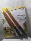 Copper Chef 2 Pc Knife Set 8" Professional Chef Knife & 9" Multi-Purpose Slicer