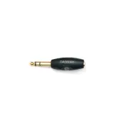 D'Addario 1/8 Inch Female Stereo to 1/4 Inch Male Stereo Adaptor PW-P047E