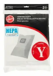 Hoover Commercial HEPA Y Vacuum Replacement Filter/Filtration Bag AH10040 2/pk