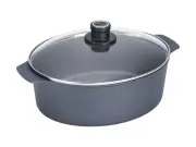 Woll Diamond Lite Fix Handle Induction Oval Roast with Lid Gift Boxed - 31x26...