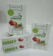 4 cans Portuguese SOLID TUNA WITH ORGANIC TOMATO -Stª.Catarina- 120g- Portugal