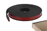 Self Adhesive Edge Protector Collapsible U Shape Edge Banding Corner for Cabinet Repair-Black