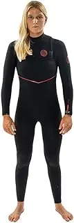 Rip Curl - Women's - Flashbomb Fusion 3/2mm Zip Free Wetsuit Steamer - Black