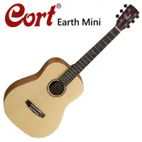 在飛比找Yahoo!奇摩拍賣優惠-CORT Earth Mini 嚴選雲杉木面單板旅行吉他