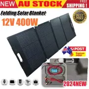 400W Solar Blanket 400 Watt 12V Folding Solar Panel Kit Mat 6M Cable Mono Power
