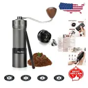 Efficient MB2 Manual Burr Coffee Grinder - Dark Gray with Easy Cleaning Design