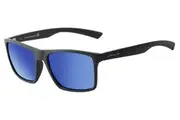 Dirty Dog Volcano 53540 Satin Black / Blue Mirror Polarised Lenses