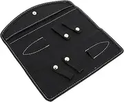 IWOWHERO Hairdresser Scissors Case Holder Durable Leather Bag for Hair Cutting Tools