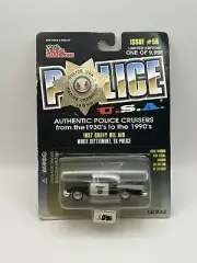 VTG 1997 Racing Champions Police USA ‘57 Chevy Bel Air Settlement TX Limited