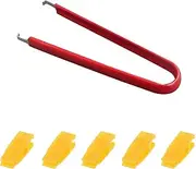 6-Piece Universal Car Fuse Puller Tool Set - Multifunctional for Removing Fuses and Relays in Cars and Trucks.