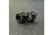 FITEK Black Click Lock Jaw Barbell Collars Pair
