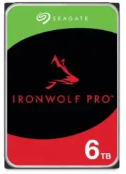 Seagate ST6000NT001 6TB IronWolf Pro 3.5' SATA 6Gb/s NAS Hard Drive - 256MB -5 y