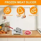 Stainless Steel Frozen Meat Slicer Adjustable Thickness Meat Cutter FlxCY