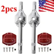 2pcs Xtra Steel Alloy Axle Housing Speed Axial Wraith YETI AR60 RR10 1:10 RC Car