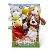 Melissa & Doug - Hand Puppets 4 X Playful Pets Set from Tates Toyworld