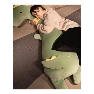 大白鵝恐龍抱枕女生睡覺玩偶男生款娃娃床上毛絨玩具抱睡公仔女孩
