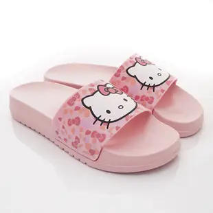 Hello Kitty><台灣製凱蒂貓可愛休閒拖鞋821472粉/水/黑(中小童款)15-22cm(零碼)