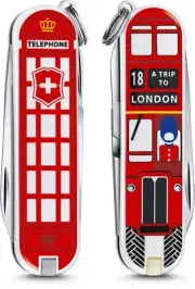 Victorinox 2018 A TRIP TO LONDON Limited Edition Classic SD Swiss Army Knife NIB