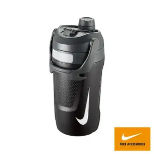 【NIKE 耐吉】運動水壺 大口徑霸水壺 FUEL JUG 40OZ 黑 N100311005840