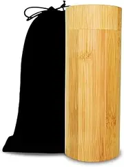 70lbs Medium Bamboo Scattering Urn Tube for Human Ashes, 9’’X3.6’’ ECO & Biodegradable Friendly Small Bamboo Spreading Cremation Tube Urn for Adult Male Female Pet Dog Cat Ashes