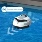 Cordless Robotic Pool Cleaner With LED Indicator Lasts 100 Mins IPX8 Waterpr Hot