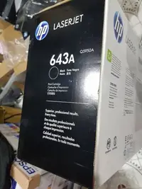 在飛比找Yahoo!奇摩拍賣優惠-單1價 12年 HP Q5950A 643A 原廠黑色碳粉匣
