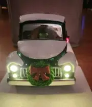 Bath and Body Works Christmas Truck 3 Wick Candle Holder NEW IN BOX