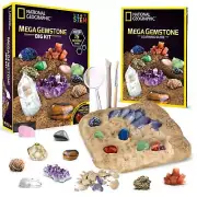 NATIONAL GEOGRAPHIC Mega Gemstone Dig Kit for Kids