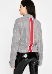 [Re Named] Playin Checkers Plaid Blazer