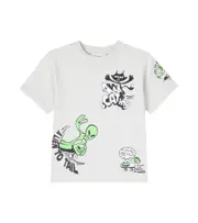 [Molo] Molo Rodney printed cotton jersey T-shirt Y 12 multicoloured