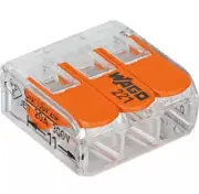 Official & Genuine WAGO 221-413 (10pcs) - 4mm² 221 COMPACT Splicing Connectors
