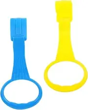 ERINGOGO Crib Pull Rings for Baby 2pcs Playpen Handles Toys Cognitive Development Indoor Playpen Accessories Safe Standing Aid