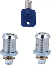 LIFKOME 2Pcs Tubular Cam Locks for Arcade Machine Game Consoles Reversible for Cabinets Tool Boxes Durable Security