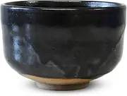 CtoC Japan Matcha Bowl: Arita Ware Yuzuchatenmoku Raku-Type Matcha Bowl (570cc), Japanese Powdered Green Tea Porcelain Bowl (Size) Φ12x8/No: 771098